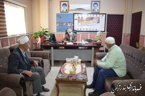 فرماندار شهرستان ترکمن بصورت چهره به چهره با شهروندان دیدار کرد