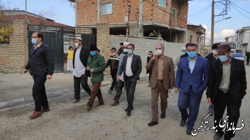 پیگیری روند اجرای طرح هادی روستاهای شهرستان ترکمن