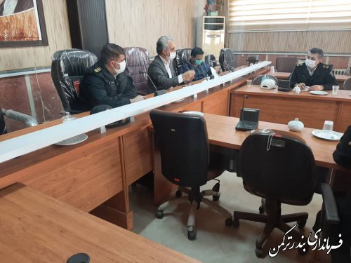 چهارمین جلسه شورای ترافیک شهرستان ترکمن برگزار شد