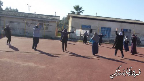 همایش پیاده روی طرح پویش ملی ارتقاء نشاط و تندرستی ویژه زنان شاغل در شهرستان ترکمن