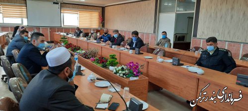 جلسه ستاد مبارزه با قاچاق کالا و ارز شهرستان ترکمن برگزار شد