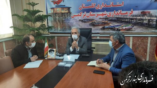 جلسه هماهنگی امور اجرایی انتخابات شهرستان ترکمن برگزار شد
