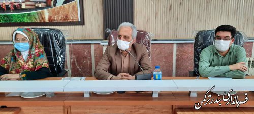 جلسه ستاد مدیریت بحران شهرستان ترکمن  برگزار شد