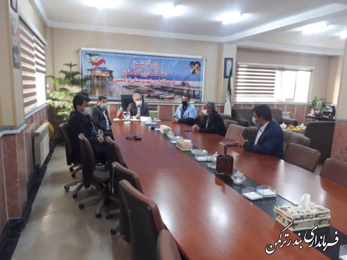 جلسه برنامه ریزی و هماهنگی برگزاری جشنواره روستایی در شهرستان ترکمن برگزار شد