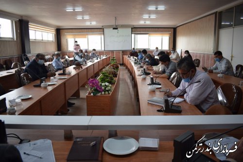 جلسه اقماری دهیاران بخش مرکزی شهرستان ترکمن برگزار شد