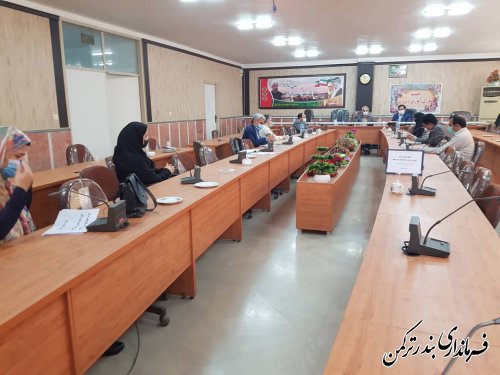  اولین جلسه شورای آموزش و پرورش شهرستان ترکمن در سال1400