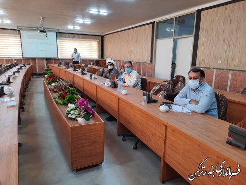 جلسه شورای پشتیبانی سواد آموزی شهرستان ترکمن برگزار شد