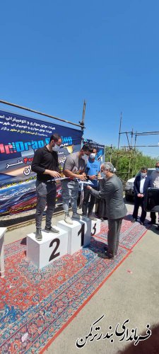 برگزاری مسابقات درگ اتومبیلرانی بہ مناسبت سوم خرداد برای اولین بار در شھرستان ترکمن