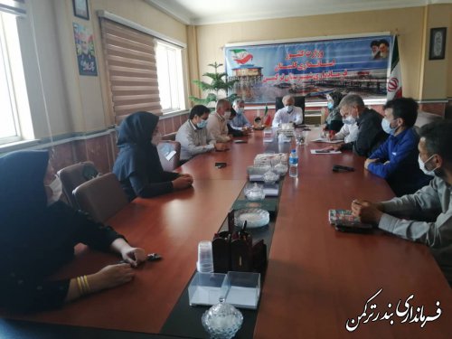 جلسه هماهنگی کمیته های دبیرخانه هیات اجرایی انتخابات شهرستان ترکمن برگزار شد