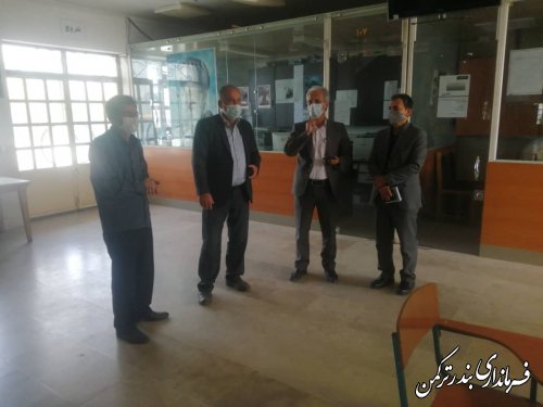 بازدید فرماندار ترکمن از تعدادی از شعب اخذ رای در شهرستان