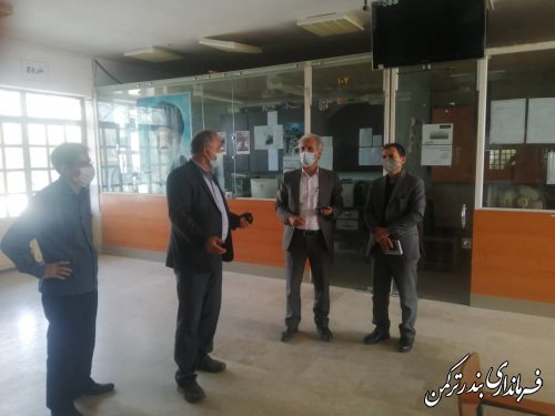 بازدید فرماندار ترکمن از تعدادی از شعب اخذ رای در شهرستان