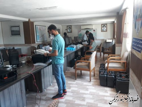 پیکربندی نهایی دستگاه های احراز هویت شعب اخذ رای شهرستان ترکمن