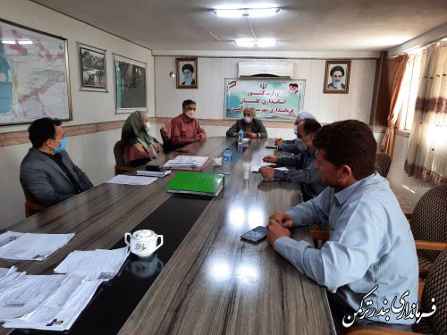 نشست فرماندار ترکمن با اعضای هیات اجرایی انتخابات شهرستان