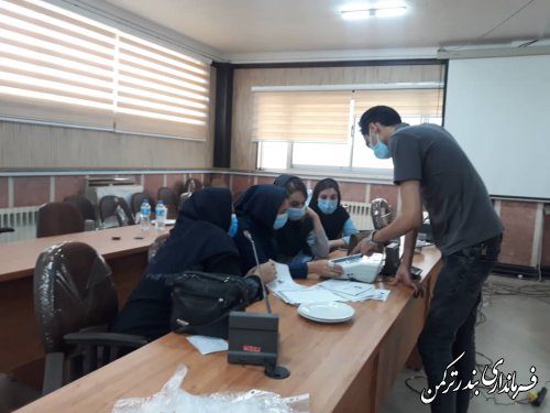 آموزش کاربران رایانه شعب اخذ رای شهرستان ترکمن