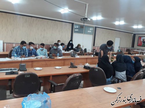 آموزش کاربران رایانه شعب اخذ رای شهرستان ترکمن