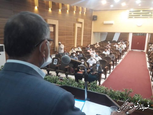 برگزاری آخرین نشست توجیهی بازرسین و سربازرسین انتخابات۱۴۰۰ شهرستان ترکمن