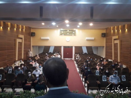 برگزاری آخرین نشست توجیهی بازرسین و سربازرسین انتخابات۱۴۰۰ شهرستان ترکمن