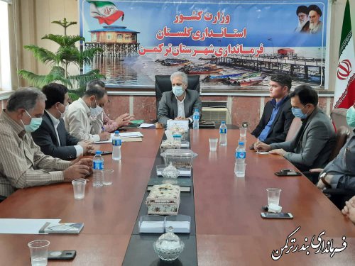 جلسه مشترک اعضای هیات اجرایی و نظارت انتخابات شهرستان ترکمن برگزار شد