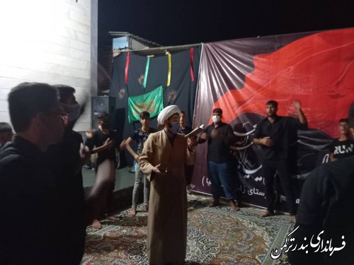 برگزاری مراسم عزاداری سالار شهیدان در شهرستان ترکمن با رعایت پروتکل های بهداشتی