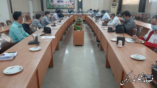 سومین جلسه شورای هماهنگی مدیریت بحران شهرستان ترکمن برگزار شد