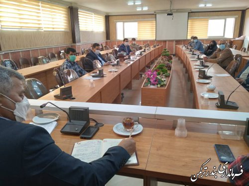 جلسه هماهنگی بزرگداشت هفته دفاع مقدس شهرستان ترکمن برگزار شد