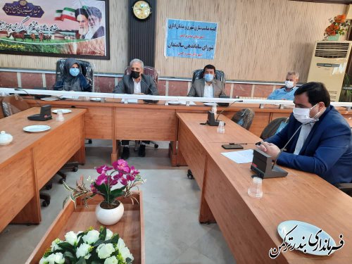 جلسه کمیته مناسب سازی مبلمان شهری وشورای سالمندان شهرستان ترکمن برگزار شد