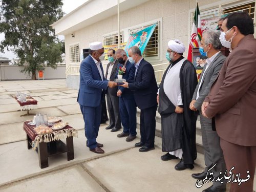 افتتاح مدرسه  خیری مشارکتی  محمد حاجی شیر محمدلی  در پنج پیکر