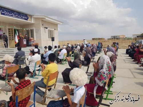 افتتاح آموزشگاه تربیت در روستای هاشمنلی