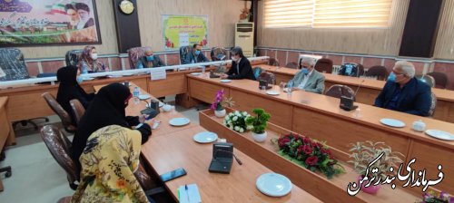 پنجمین جلسه انجمن کتابخانه های عمومی شهرستان ترکمن برگزار شد