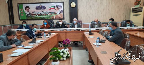جلسه کمیته پدافند غیر عامل شهرستان ترکمن برگزار شد
