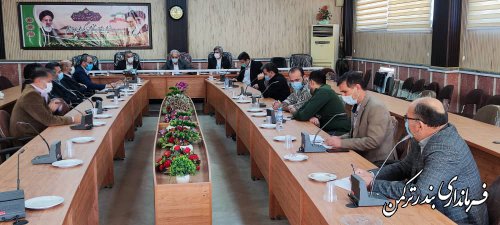 جلسه اقتصاد مقاومتی شهرستان ترکمن برگزار شد