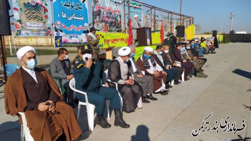 رزمایش اقتدار بسیج در شهرستان ترکمن
