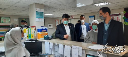 تجلیل فرماندار از پرستاران بیمارستان امام خمینی (ره) شهرستان ترکمن
