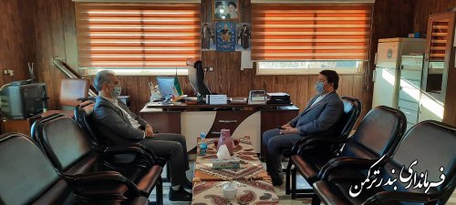 بازدید سرزده فرماندار ترکمن  از ادارات برق، بنیاد شهید و بخشداری مرکزی شهرستان