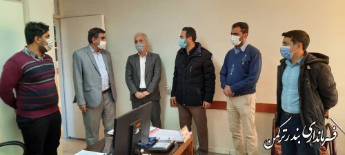 بازدید سرزده فرماندار از ادارات برق، بنیاد شهید و بخشداری مرکزی شهرستان