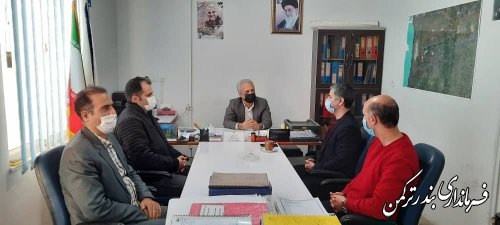 بازدید سرزده فرماندار ترکمن از اداره امور آب شهرستان