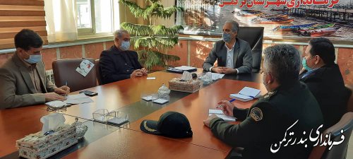 جلسه قرارگاه امنیت غذایی ستاد تنظیم بازار شهرستان ترکمن برگزار شد
