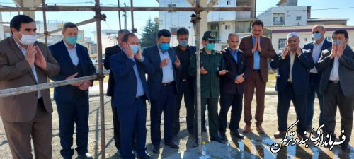 شروع به کار سرپرست فرمانداری شهرستان ترکمن با تجدید میثاق با شهدا