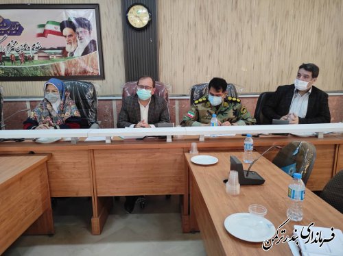 جلسه ستاد اجرایی خدمات سفر نوروز شهرستان ترکمن برگزار شد