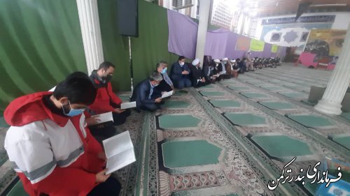 مراسم ارتحال آیت الله العظمی علوی گرگانی در شهرستان ترکمن برگزار شد
