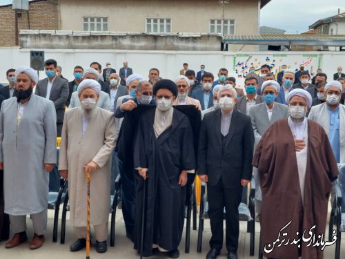 افتتاح مدرسه مشارکتی حضرت امام جعفر صادق (ع) شهرستان ترکمن
