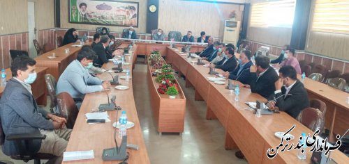 جلسه ستاد اشتغال و شورای هماهنگی بانک های شهرستان ترکمن برگزار شد