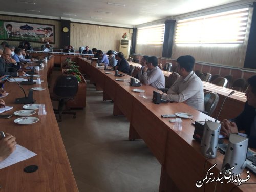 جلسه ستاد اشتغال و ستاد راهبردی رشد ۸ درصدی شهرستان ترکمن برگزار شد