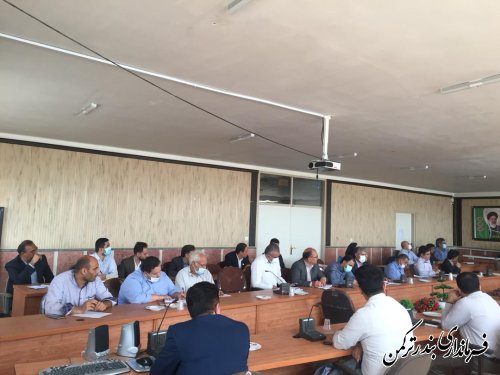 جلسه ستاد اشتغال و ستاد راهبردی رشد ۸ درصدی شهرستان ترکمن برگزار شد