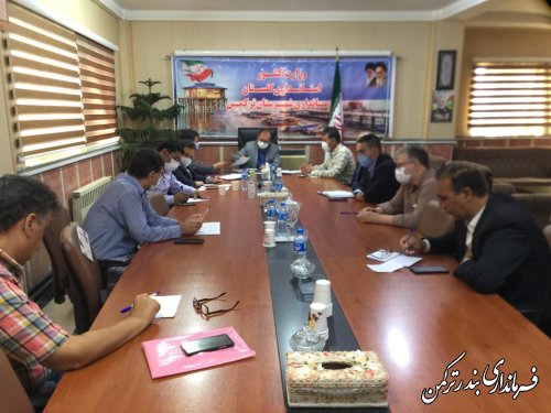 جلسه قرارگاه شهید امانی ( تنظیم بازار ) شهرستان ترکمن برگزار شد