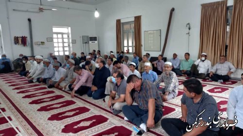 مراسم سوگواری امام حسین (ع) در مسجد ابوبکر صدیق سیجوال برگزار شد