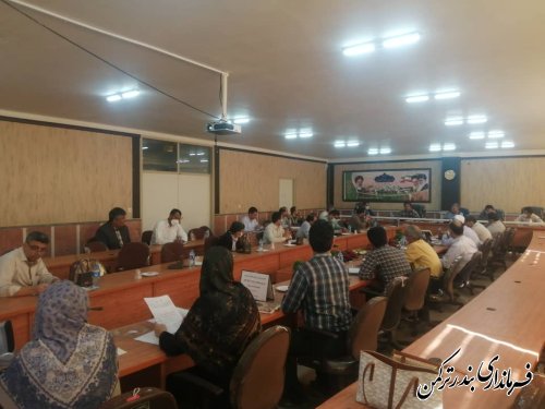 پنجمین جلسه شورای هماهنگی مبارزه با مواد مخدر شهرستان برگزار شد