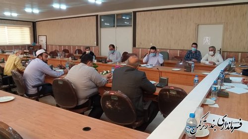 سومین جلسه کمیسیون مبارزه با قاچاق کالا و ارز شهرستان ترکمن برگزار شد 