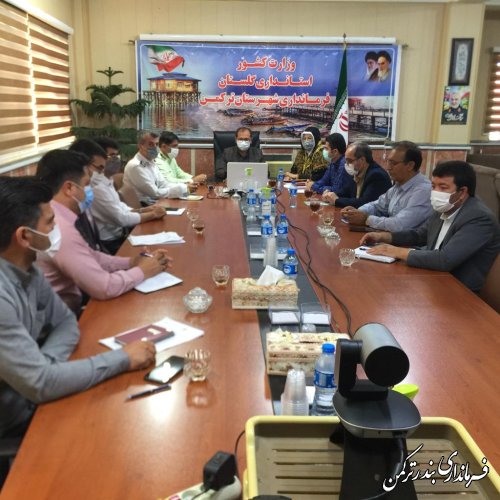 پنجمین جلسه شورای ترافیک شهرستان ترکمن برگزار شد 