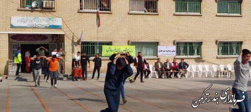 مانور متمرکز پدافند غیرعامل در شهرستان ترکمن برگزار شد